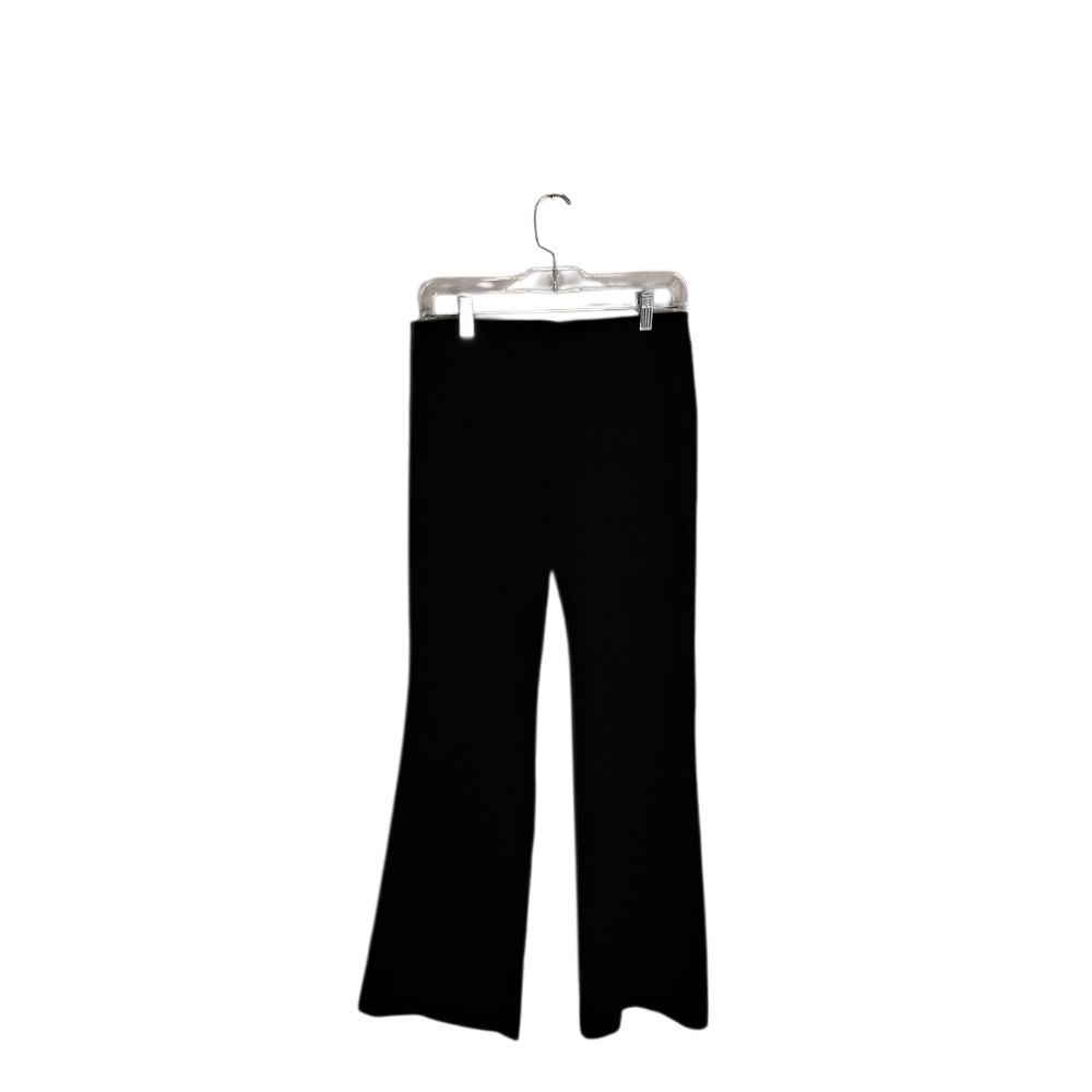 International Concepts Women's 8 Black Pull-on Mid-rise Stretchy Flare Pant - Picture 1 of 4